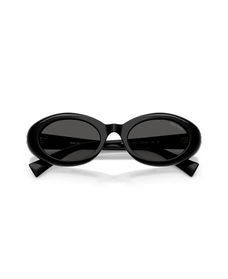Miu Miu Women's Oval Sunglasses, Mu B09S