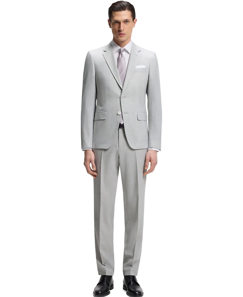 Boss by Hugo Men's Micro-Patterned 2-Piece Slim-Fit Suit