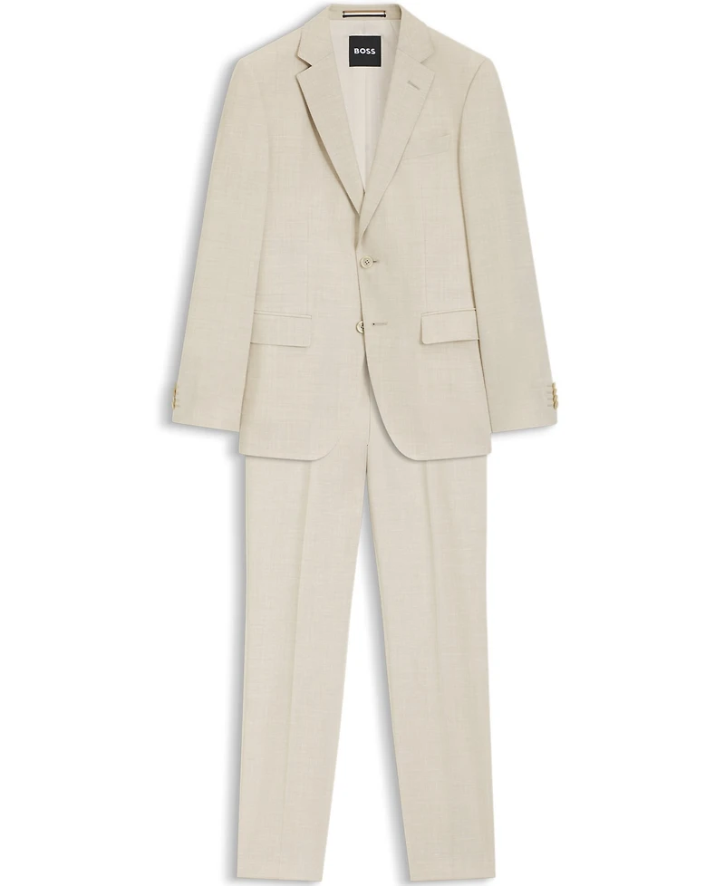 Boss by Hugo Men's Micro-Patterned 2-Piece Slim-Fit Suit