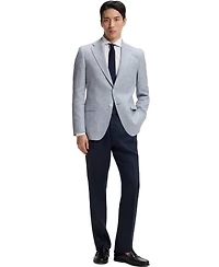 Boss by Hugo Men's Pepita Houndstooth Pattern Slim-Fit Blazer