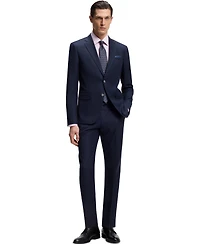 Boss by Hugo Men's Easy-Iron Stretch-Cotton Dobby Regular-Fit Dress Shirt