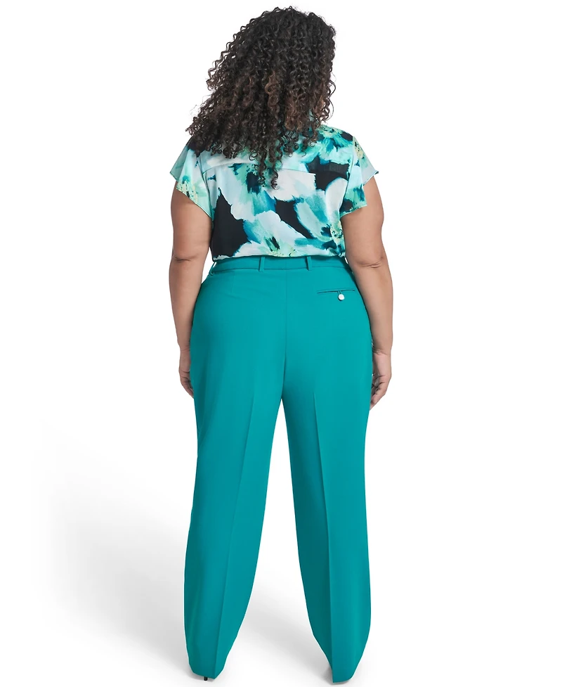 Calvin Klein Plus Mid Rise Modern Pant