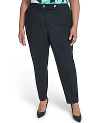 Calvin Klein Plus Mid Rise Slim Leg Pant