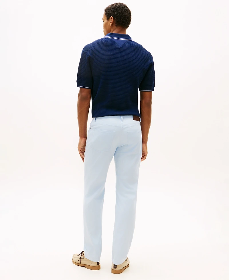 Tommy Hilfiger Men's Denton Slim-Straight Five-Pocket Stretch Essential Twill Pants