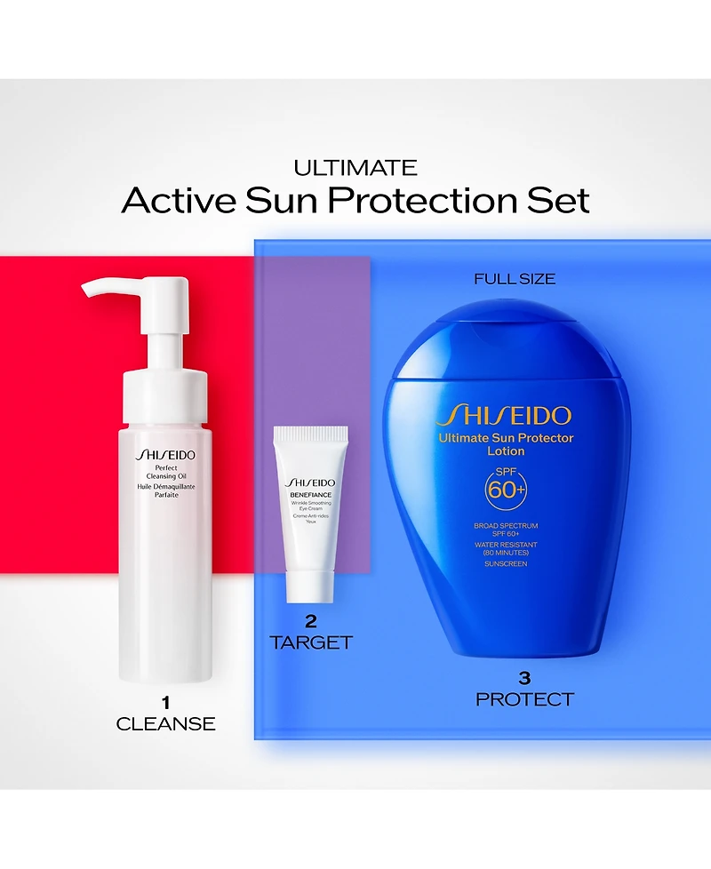 Shiseido 3-Pc. Active Sun Protection Skincare Gift Set