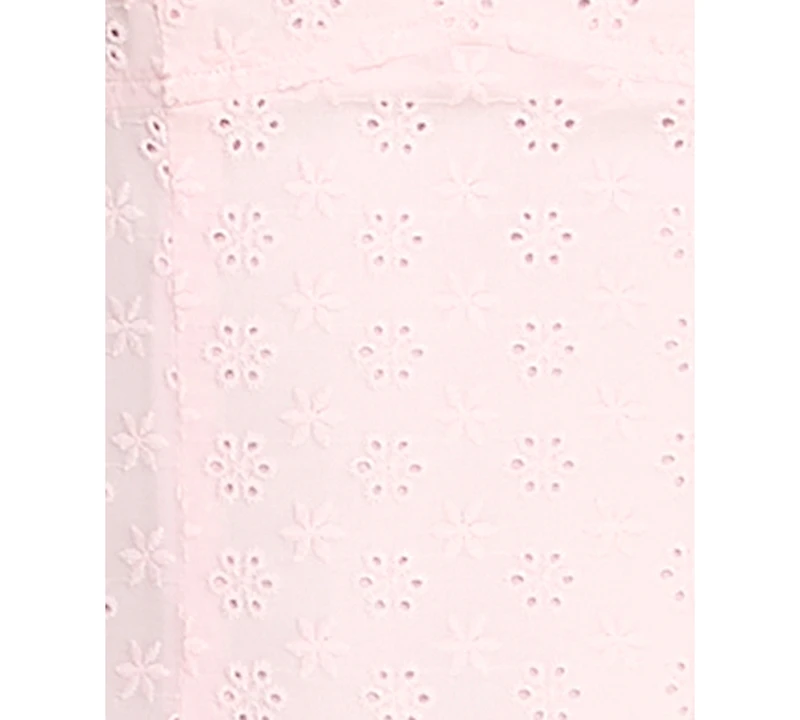 Alex & Sophia Women's Scoop Neck Eyelet Dress