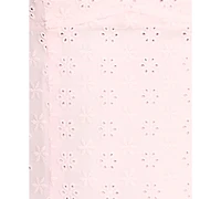 Alex & Sophia Women's Scoop Neck Eyelet Dress