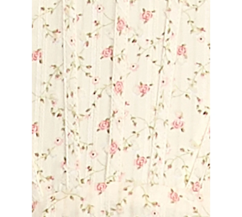 Alex & Sophia Women's Sweetheart Neck Clip Dot Midi Dress