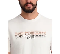 Karl Lagerfeld Paris Men's Logo Detail T-Shirt