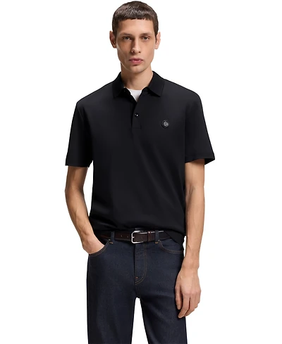 Boss by Hugo Boss Men's Double B Monogram Mercerized-Cotton Polo Shirt