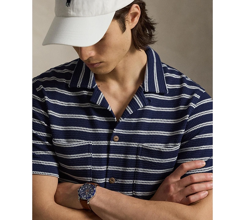 Polo Ralph Lauren Men's Striped Camp Collar Shirt