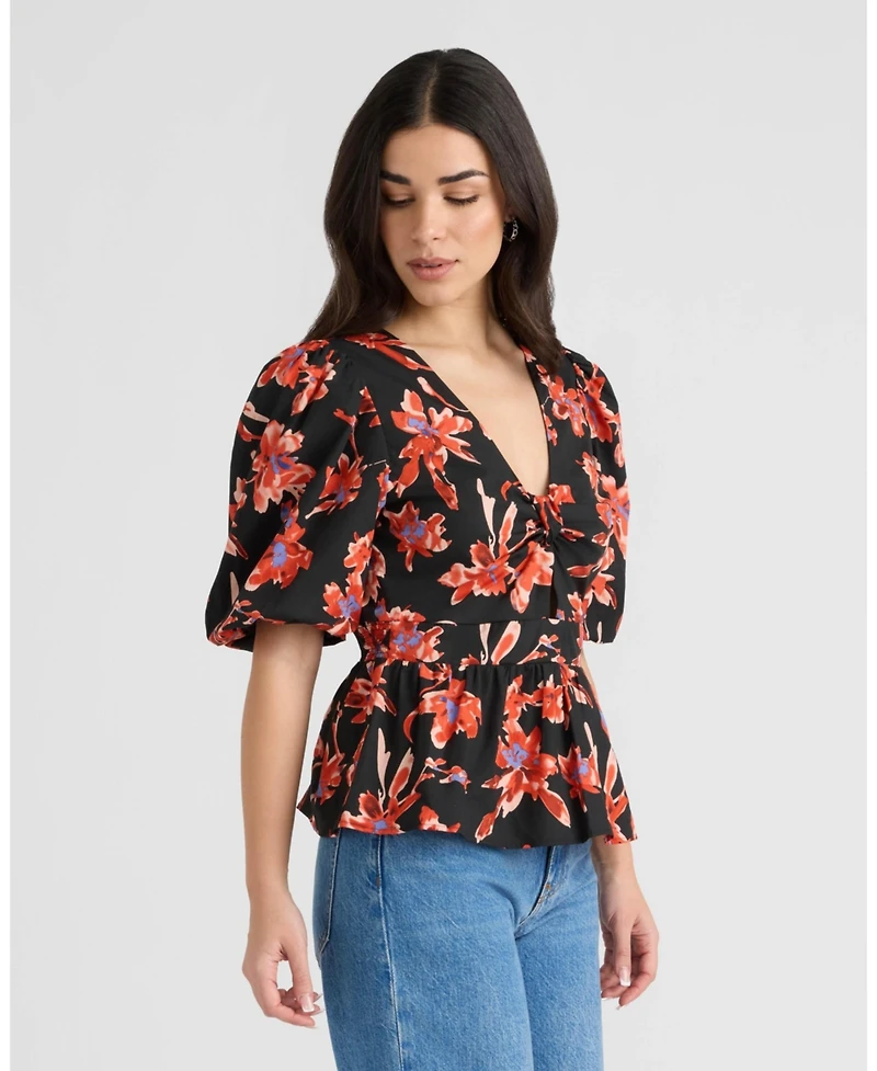 Nvlt Women's Puff Sleeve Top