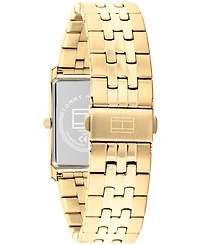 Tommy Hilfiger Men's Quartz Gold Tone Stainless Steel Bracelet Watch, 25.5 mm