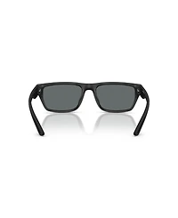 Emporio Armani Men's Rectangle Polarized Sunglasses, EA4267U