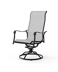 Agio Oasis 29" Aluminum Rust-Proof Outdoor Swivel Chair, Created for Macy's