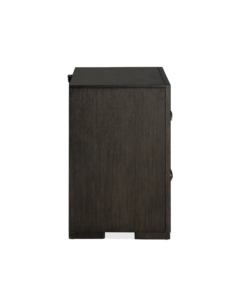 Ryder 26" Oak Veneer Usb Charging Nightstand
