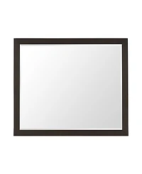 Ryder 38" Beveled Glass Oak Veneer Mirror