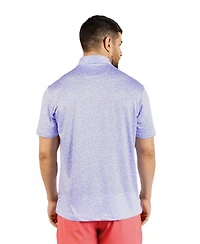 TailorByrd Men's Abstract Maze Printed Performance Polo