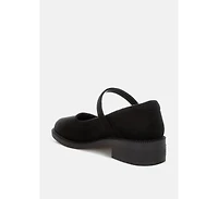 London Rag Women's Stivah Block Heel Mary Janes