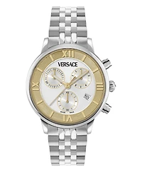 Versace Women's Classic Silver Stainless Steel Bracelet Watch, 38mm