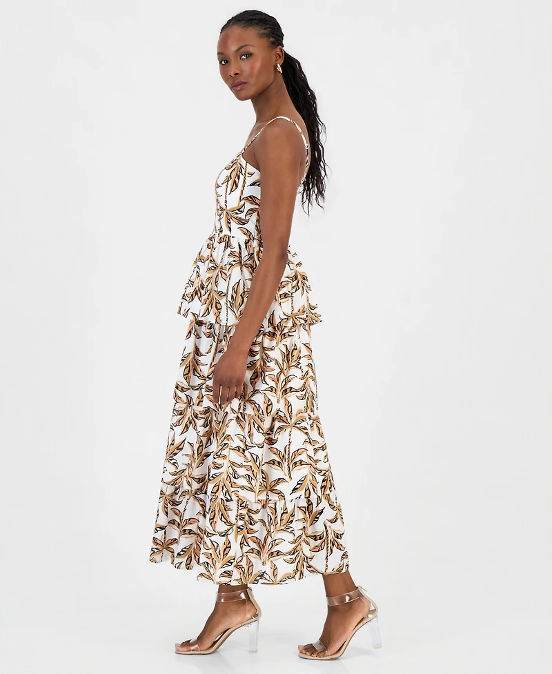 I.n.c. International Concepts Petite Tiered Woven Dress, Macy's Exclusive