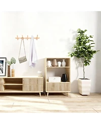 Yigii Beech Wood Wall Hooks for Coats, Hats, Scarves - Durable, Easy Install