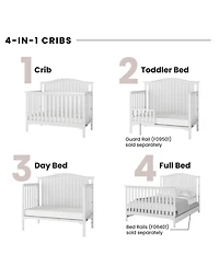 Child Craft Hampton Arch Top 4-in-1 Convertible Crib