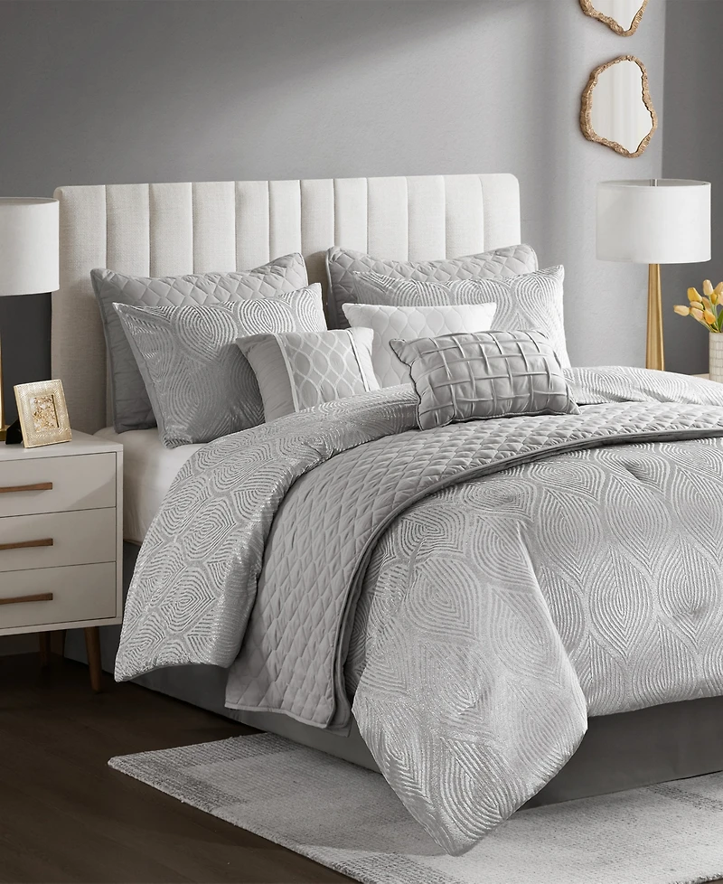 Madison Park Nocturne Jacquard 10-Pc. Comforter Set, California King