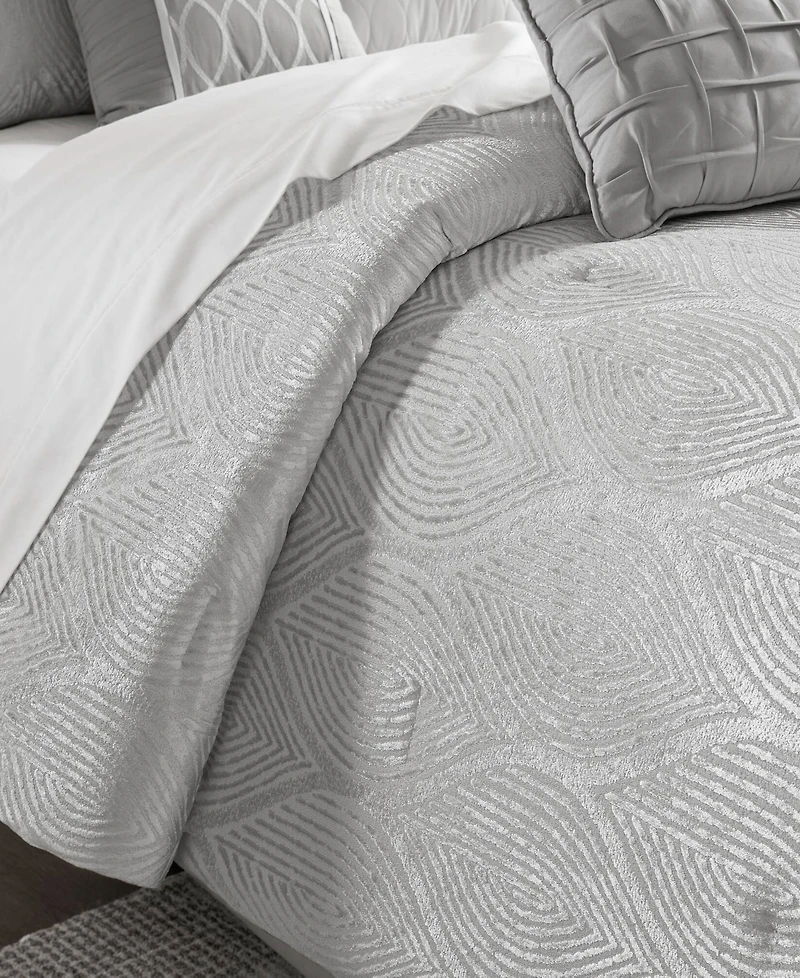 Madison Park Nocturne Jacquard 10-Pc. Comforter Set