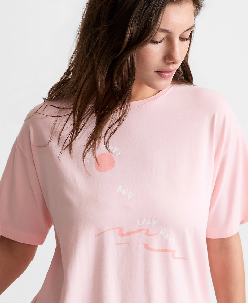 State of Day Women's Graphic Print T-Shirt, Macy's Exclusive