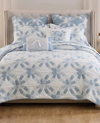 Greenland Home Fashions Wedding Ring Reversible 3-Pc. Coverlet Set