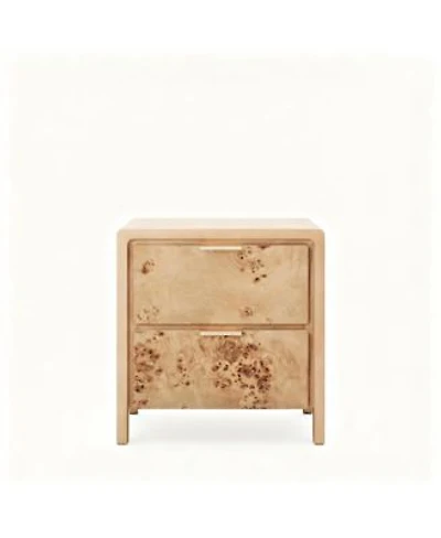 Yigii Rustic Nightstand Farmhouse Style No Assembly Durable