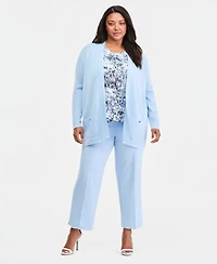 Anne Klein Plus Hollywood Slim-Fit Ankle Pants