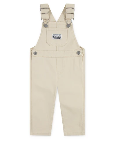 Levi's Baby Boys' and Girls' Sleeveless Twill Overalls