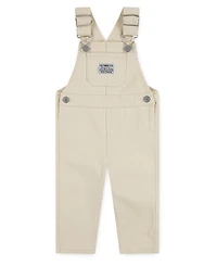 Levi's Baby Boys' and Girls' Sleeveless Twill Overalls
