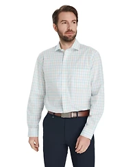 Club Room Men's Windowpane Plaid Shirt, Macy's Exclusive
