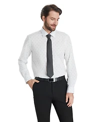 Alfani Men's Slim-Fit Geometric Pattern Dress Shirt, Macy's Exclusive