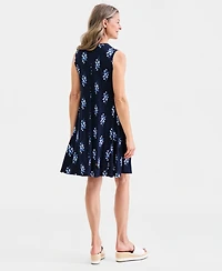 Style & Co Women's Printed Sleeveless Knit Dress, Macy's Exclusive