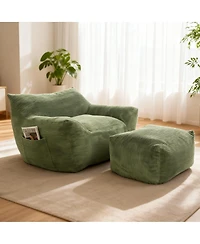 Streamdale Furniture Oversized Comfy Bean Bag Chair for Adults, Living Room Lazy Sofa for Bedroom & Dorm