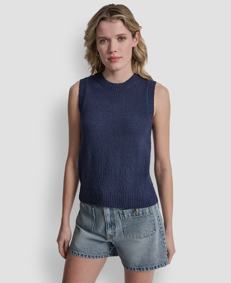 Dkny Jeans Women's Crewneck Pull-On Sweater