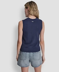 Dkny Jeans Women's Crewneck Pull-On Sweater