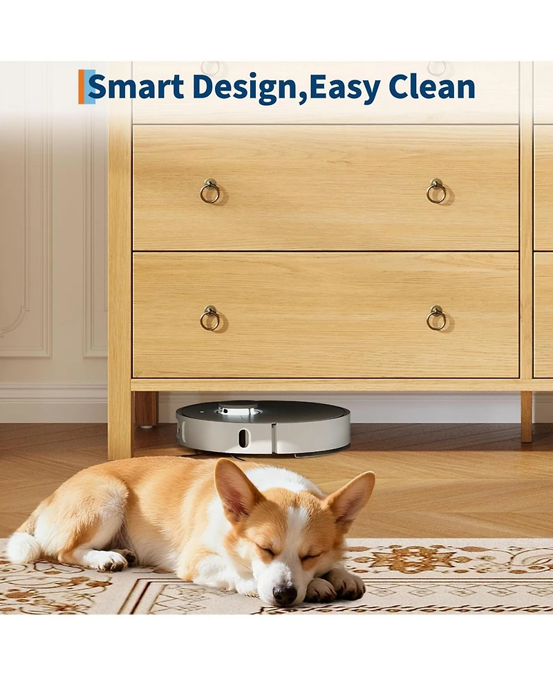 gaomon 6 Drawer Dresser, Storage Organizer with Sturdy Metal Handle, Tv Stand for 55 inch Tv, Chest of Drawers for Living Room, Hallway