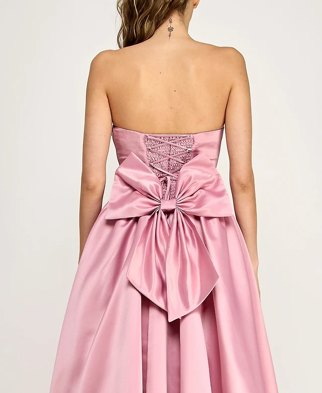 juniors strapless side shirred tiered glitter mini dress Alex & Sophia B Darlin Juniors' Strapless Side-Shirred Tiered Glitter Mini  Dress at Foxvalley Mall in Aurora, IL