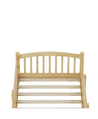 Streamdale Furniture Twin Montessori Floor Bed with Slats, Guardrails, and Fence