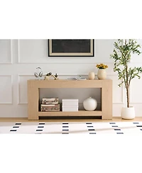 Streamdale Furniture Rustic Rectangular Wooden Coffee/Entryway Table