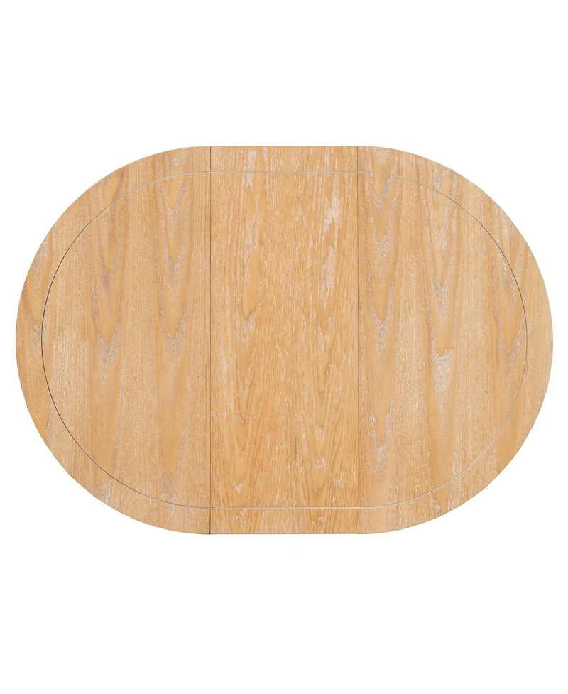 Streamdale Furniture Vintage Extendable Dining Table (4-6 Person, 42-58 Inch