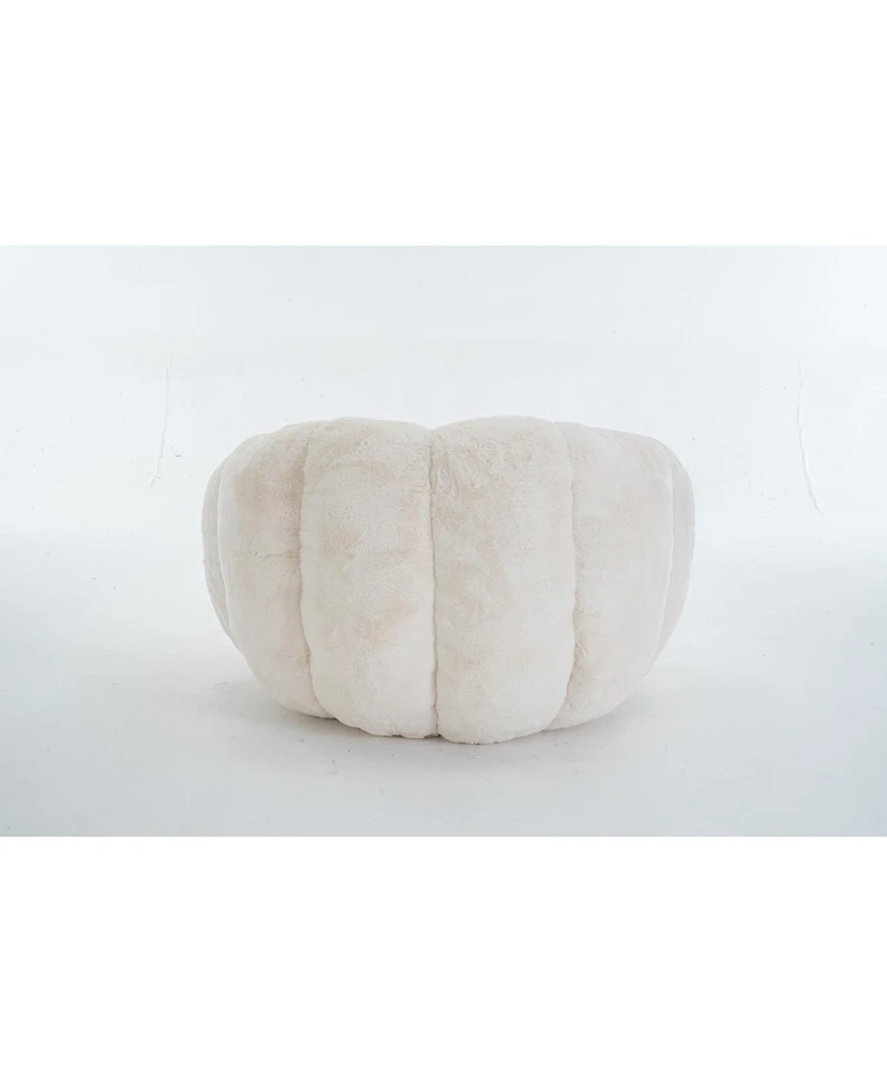 Streamdale Furniture Adult Floral Bean Bag Chair, Ultra-Soft Faux Fur, Large Single-Seater.