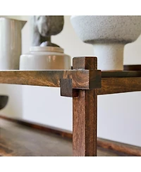 Tikamoon Arko bookcase in solid mango wood