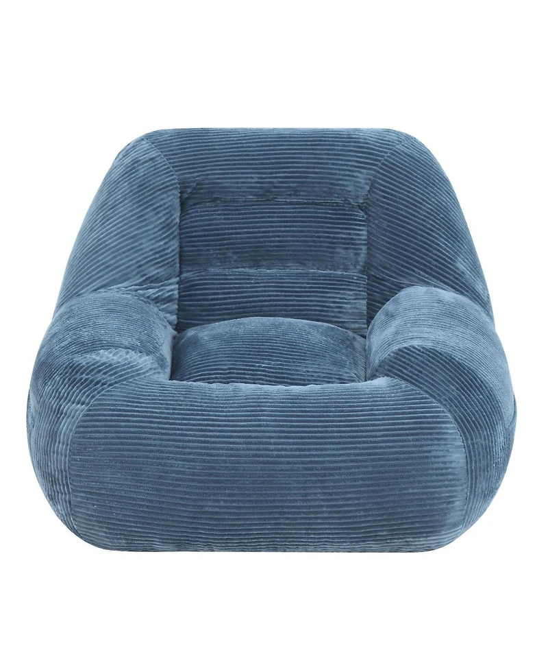 Streamdale Furniture Corduroy Beanbag Couch for Living Room, Bedroom & Dorm, Cozy Cloud Mini Couch