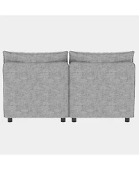 Streamdale Furniture Modular Sectional Sofa with Storage and Sleeper Function